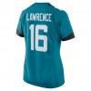 Nainen Jacksonville Jaguars NFL Pelipaita Trevor Lawrence 16 Nike Teal 2021 NFL Draft